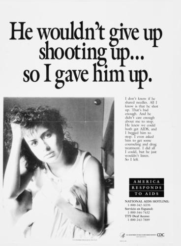 18- He Wouldn’t Give Up Shooting Up…So I Gave Him Up, 1993 USA