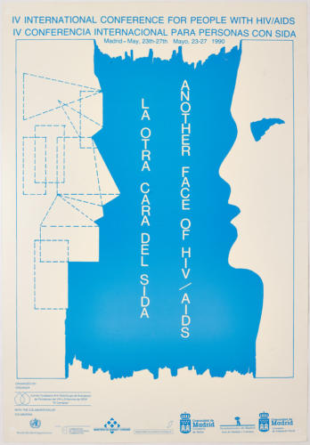 19-Poster, Another Face of HIV:AIDS,1990 Spain
