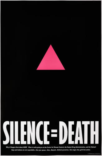 23-Silence = Death, 1987, ACT UP USA