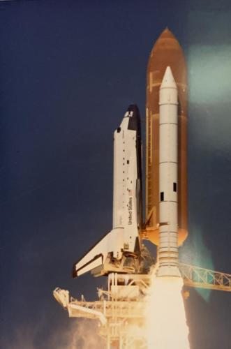 41-C LAUNCH, April 6, 1984- NASA Photo Archive