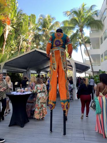 Acrobats from Delou Africa Dance Ensemble