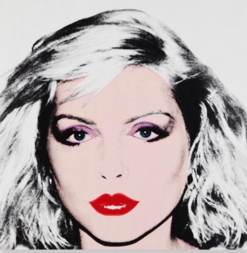 Blondie by Andy Warhol, 1981. Acylic and Silkscreen in k on canvas, 42x42