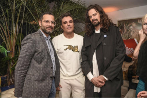 David Castillo, David LaChapelle & Ralph Nauta ((Photo Courtesy by worldredeye)