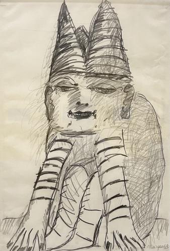Drawing by Maryan, 1963.