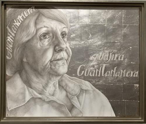 Echar Misi Versus del Alma by Lauren redding. Silverpoint. 22 x 26