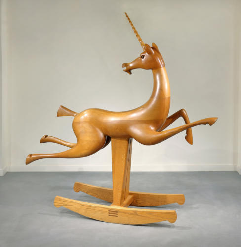 Rocking Unicorn by Daniel Jackson, 1974 at Moderne Gallery