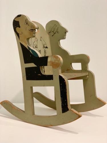 Rocking chair, Irwin M.Cassel, c1926, wood, paint.