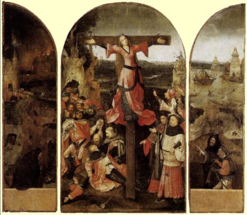 Santa Liberata Tripthyc by Hieronymus Bosch, 1500:1504. Oil on panel, 119x104 cm. Palazzo Ducale, Venice Italy