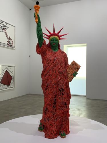 Statue of Liberty by Keith Haring, 1982.