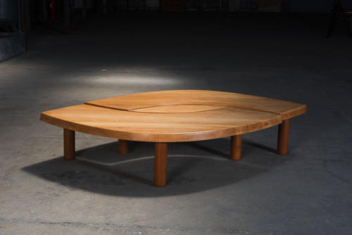 T22 coffee table by Pierre Chapo c. 1970 at Magen H Gallery courtesy of Magen H Gallery