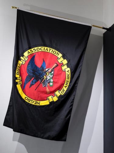 Thee Official Negro Rifle Association Flag by Mark Thomas Gibson.Print on Nylon